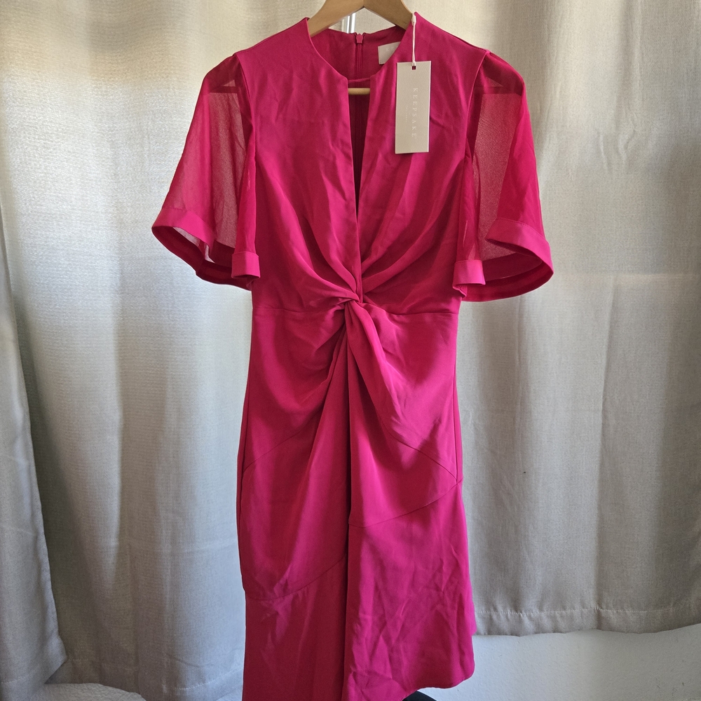 KEEPSAKE the Label Fuchsia Midi Dress